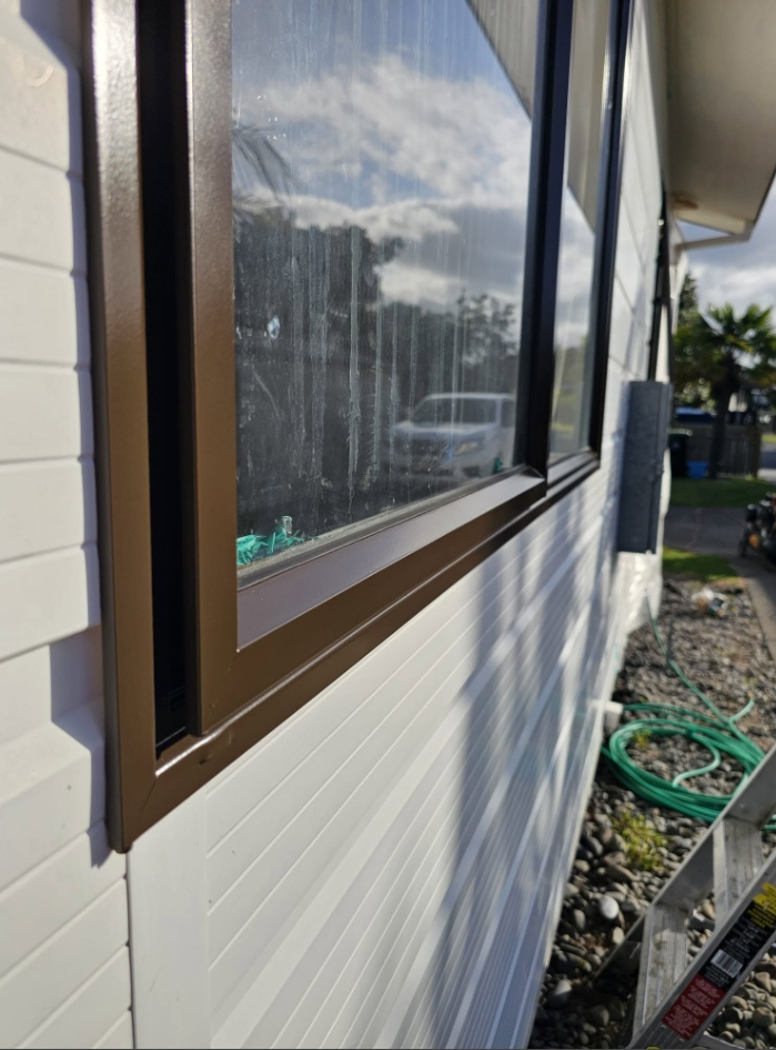 After Metal Joinery Spray Painting